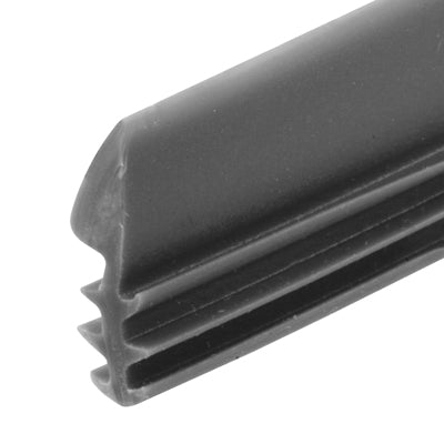 Slide-Co P-7795 Glass Glazing Spline, .130 W x .430 H, 200', Gray