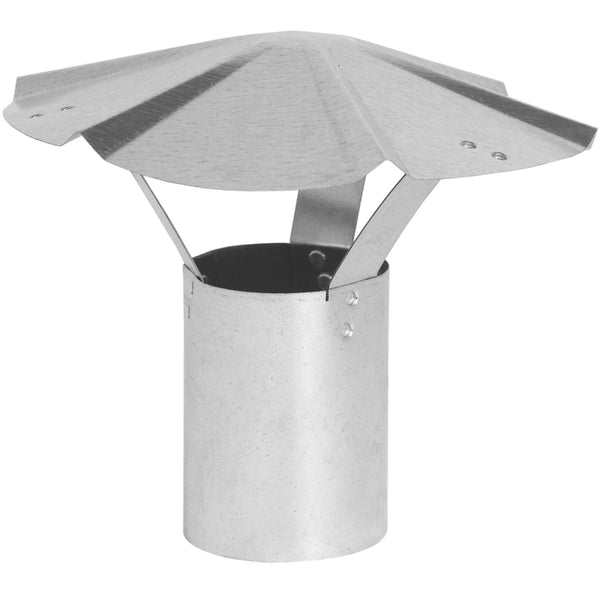 Imperial GV0586 Galvanized Round Rain Cap, 30 Gauge, 3"