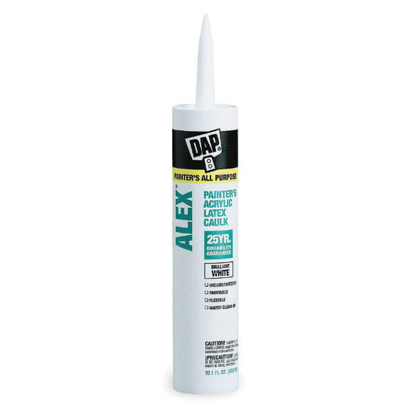 Dap® 18670 Alex® Latex Painters Caulk, 10.1 Oz, White