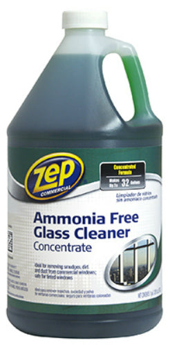 Zep Commercial ZU1052128 Ammonia-Free Glass Cleaner Concentrate, 1 Gallon