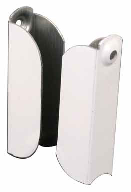 Slide-Co PL-7845 Aluminum Screen Frame Top Hangers, White, 6-Pack