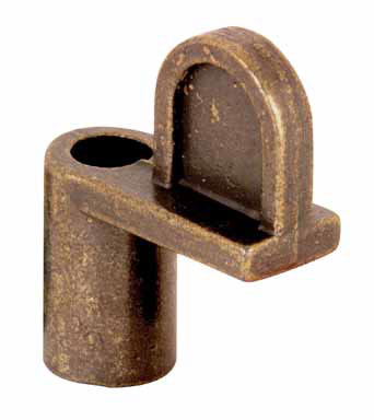 Slide-Co PL-7900 Die-Cast Screen Clips with Screws, 7/16", Bronze, 12-Pack