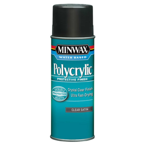 Minwax® 33333 Water Based Polycrylic® Protective Finish, 11.5 Oz, Clear Satin