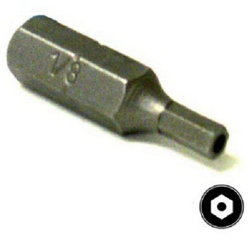 Eazypower® 19333 Isomax® Security Hex Key Insert Tip, 1/8"