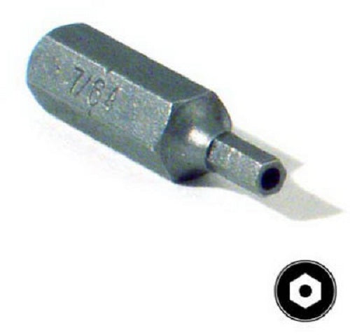 Eazypower® 19332 Isomax® Security Hex Key Insert Tip, 7/64"