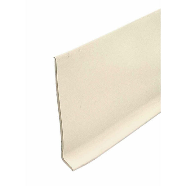M-D® Building 23621 Adhesive Back Vinyl Cove Wall Base Strips, 4" x 4', Almond