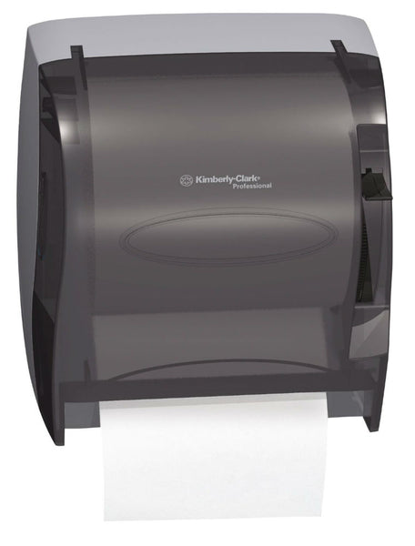 Kimberly-Clark Professional® 09765 Lev-R-Matic® Roll Towel Dispenser, Smoke