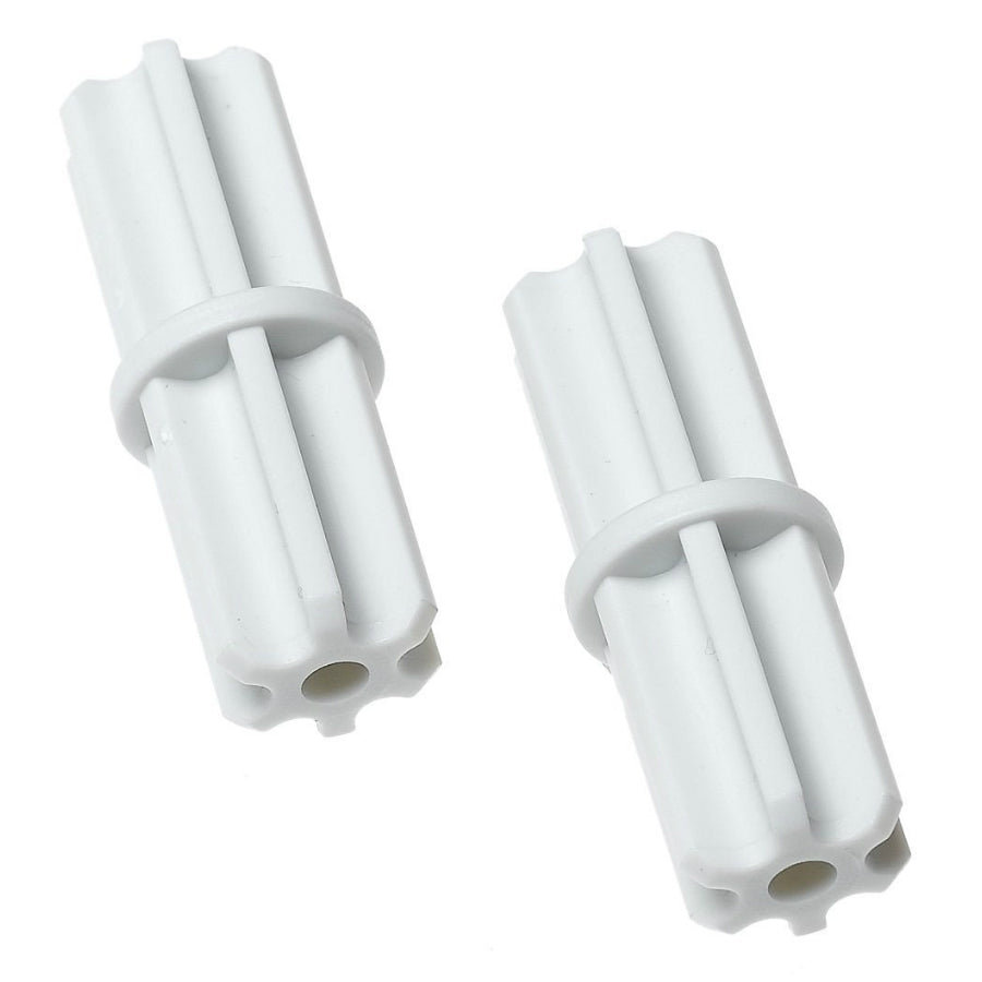 ClosetMaid® 7565100 SuperSlide® Hang Bar Plastic Connector, White, 2 Pack