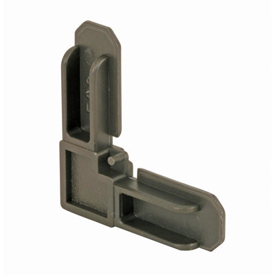 Slide-Co PL-7725 Nylon Screen Frame Corners, 3/4" x 7/16", Bronze, 4-Pack