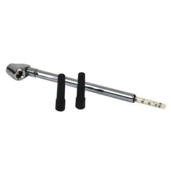 Slime® 2016-A Dual Head Pencil Tire Gauge with Bonus Valve Extension, 10-120 PSI
