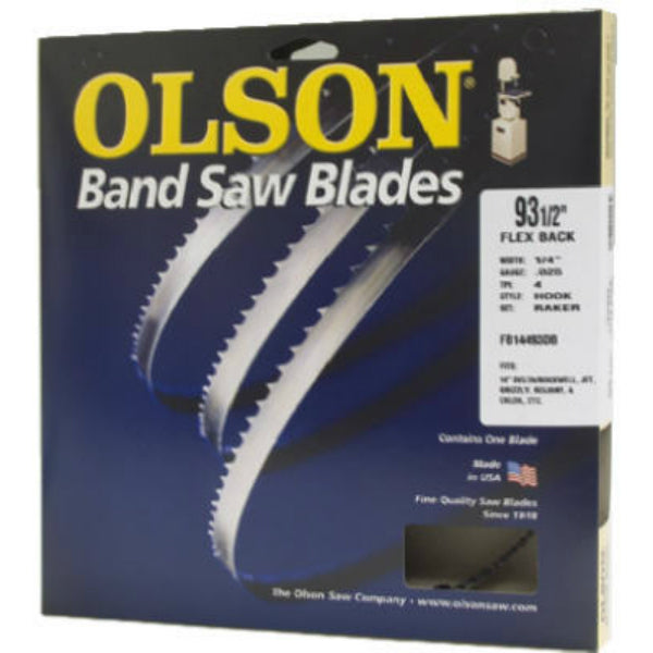 Olson Saw 14593 Flex Back Band Saw Blade, 6 TPI, 1/4" x 93-1/2"