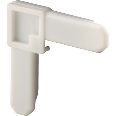 Slide-Co PL-14286 Plastic Square Cut Frame Corner, 3/4"x5/16", White, 100-Pack