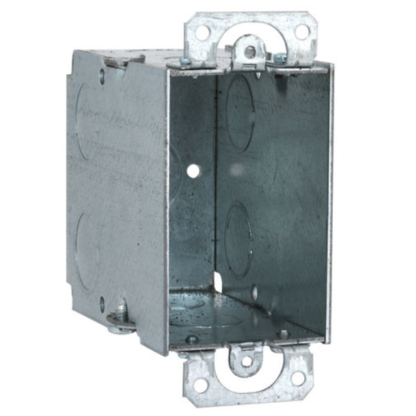 RACO® 8590 Deep Switch Box,  Gangable with Conduit KO's, 3" x 3-1/2"