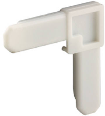 Slide-Co PL-14298 Nylon Screen Frame Corner, 3/4" x 1/4", White, 100-Pack