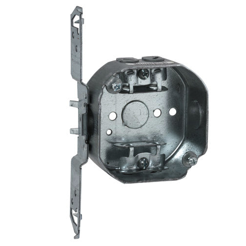 RACO® 155 Octagon Box with Armored Cable/Metal Clad/Flex Clamp, 4" x 1-1/2" Deep