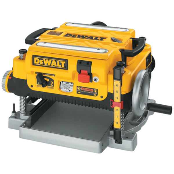DeWalt® DW735 Heavy-Duty Portable Three Knife 2-Speed Thickness Planer, 13"