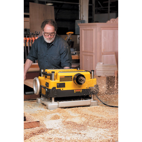 DeWalt® DW735 Heavy-Duty Portable Three Knife 2-Speed Thickness Planer, 13"