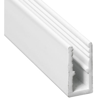 Slide-Co PL-14166 Extruded Aluminum Window Frame, 5/16" x 94", White Finish