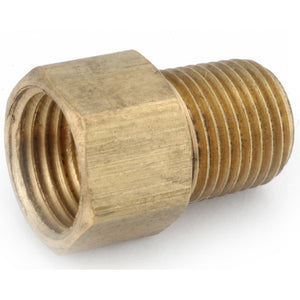 Anderson Metals 54348-0404 Inverted Flare Connector, 1/4" x 1/4"