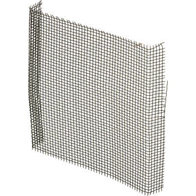 Slide-Co P-7549 Aluminum Screen Repair Patch, 3" x 3", Charcoal Finish