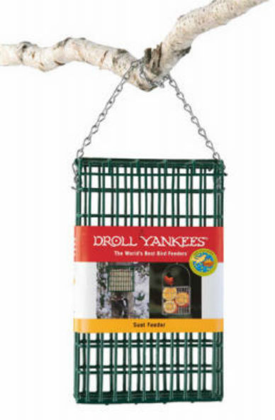 Droll Yankees® SF-D Double Suet Bird Feeder, Two Standard Suet Cakes Capacity