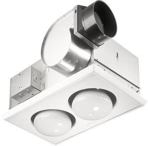 Broan 164 Two-Bulb Heater/Fan with Light, 70 CFM