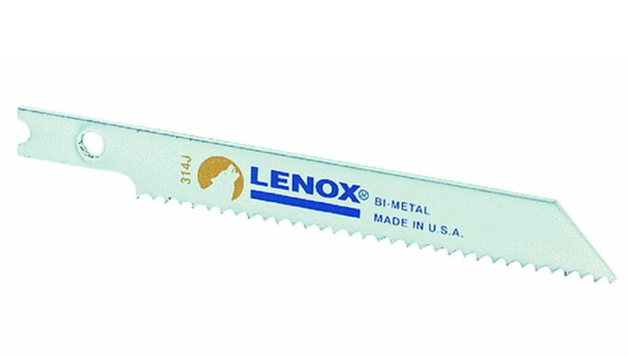 Lenox® 20321BT314J Metal Cutting Bi-Metal Jig Saw Blades, 14 TPI, 3-5/8", 2-Pack