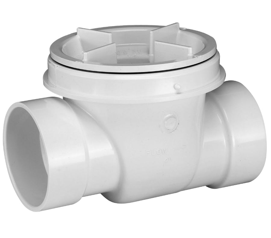 Oatey® 43904 PVC Backwater Valve, 4"