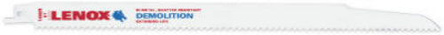 Lenox® 20500106R Demolition Bi-Metal Reciprocating Saw Blades, 6 TPI, 12", 2-Pk