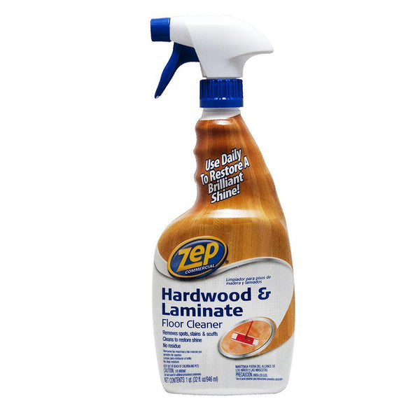 Zep Commercial® ZUHLF32 Hardwood & Laminate Floor Cleaner Spray, 32 Oz