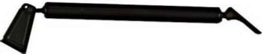 National Hardware® N189-696 Hydraulic Door Closer, Satin Black
