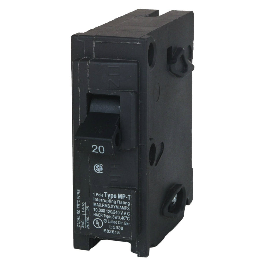 Murray MP120 Single Pole Circuit Breaker, 20 Amp, 120V