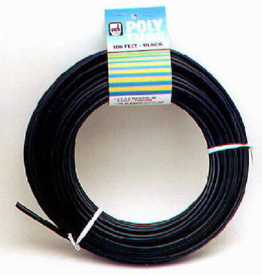 Dial Mfg 4296 Poly Tubing for Water Supply, 1/4" OD x 50', Black