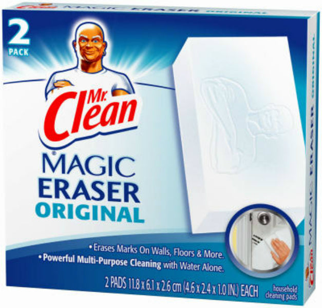 Mr Clean 43515 Original Magic Eraser Cleaning Pad, 2-Count