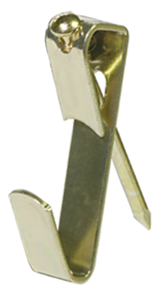 Hillman Fasteners 122308 Classic Picture Hanger, Brass-Plated, 20 lbs