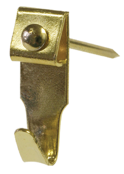 Hillman Fasteners 122190 One Nail Pro-Hanger, Brass Plated, 5 Pack