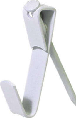 Hillman Fasteners 122305 Deluxe Picture Hanger, 30 Lb, White, 6 Pack