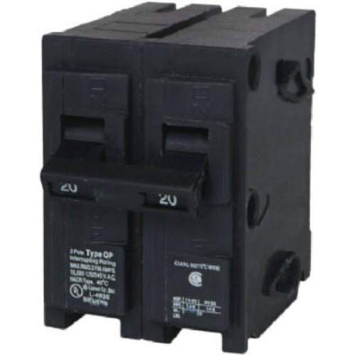 Siemens Q2100 Double Pole Circuit Breaker, 100 Amp, 2" Space