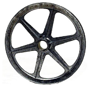 Dial Mfg 6323 Blower Pulley with Keyway, 10" x 3/4", Zinc