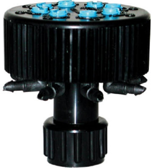 Raindrip 13800UB Hydro-Port® 8-Outlet Adjustable Watering Manifold