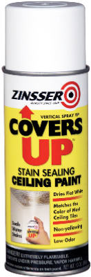 Zinsser Covers Up Vertical Aerosol Stain Killing Primer Sealer, 13 Oz