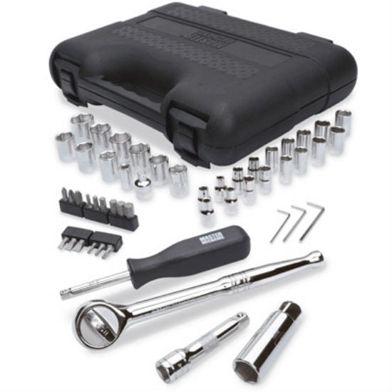 Master Mechanic 117850 SAE Drive Mechanic Tool Set, 50-Piece