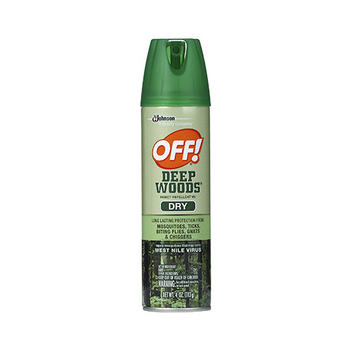 Off® 71765 Deep Woods Dry Aerosol Insect Repellent, 4 Oz
