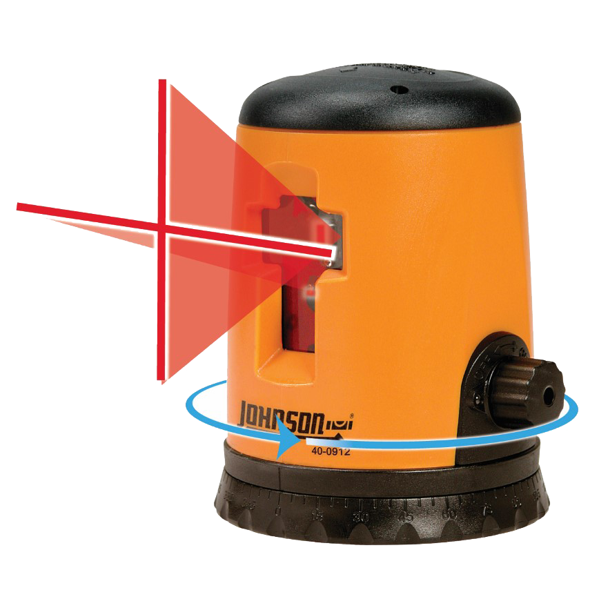 Johnson Level 40-0912 Self-Leveling Cross-Line Laser