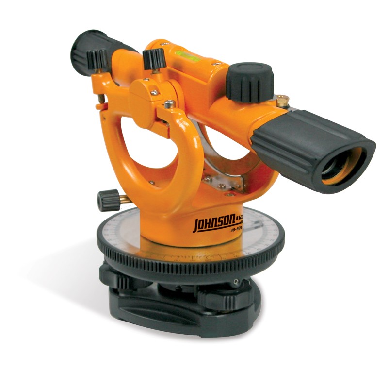 Johnson Level 40-6910 Optical 22X Builder's Transit Level, Horizontal Circle