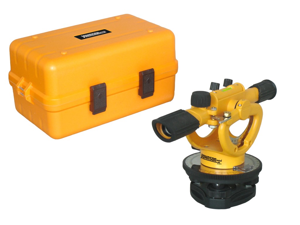 Johnson Level 40-6910 Optical 22X Builder's Transit Level, Horizontal Circle