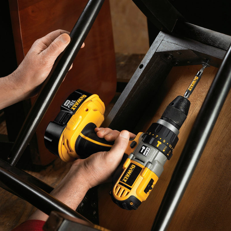 DeWalt® DCD950KX Heavy-Duty Cordless XRP™ Hammerdrill/Drill/Driver Kit, 18V,1/2"