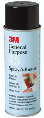 3M 45 General Purpose Spray Adhesive, 10.25 Oz