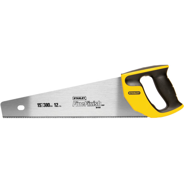 Stanley® 20-526 Finish Cut SharpTooth™ Saw with Rubber Grip, 15"