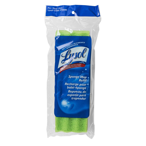 Lysol® 570442 Sponge Mop Refill with Antimicrobial Agent